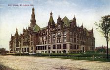 City Hall, St Louis, Missouri, USA, 1910
