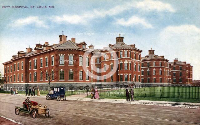City Hospital, St Louis, Missouri, USA, 1910. Artist: Unknown