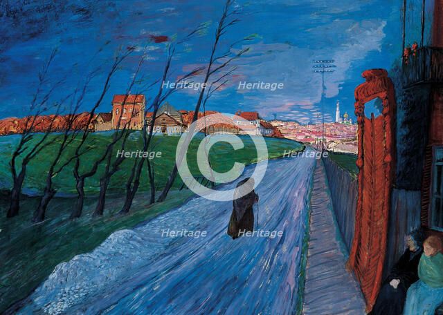 City in Lithuania, 1913-1914.