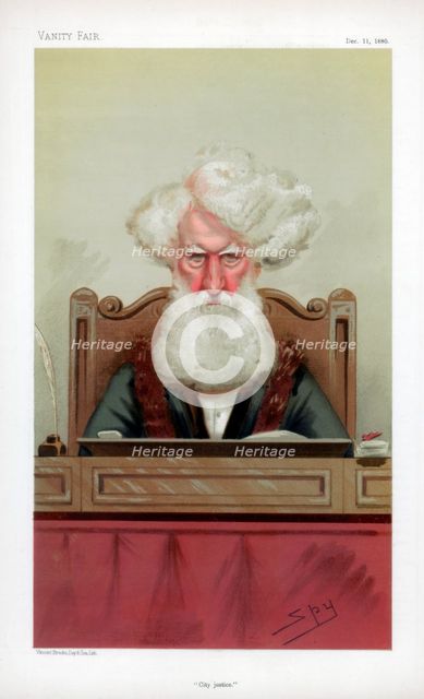 'City Justice', 1880. Artist: Spy