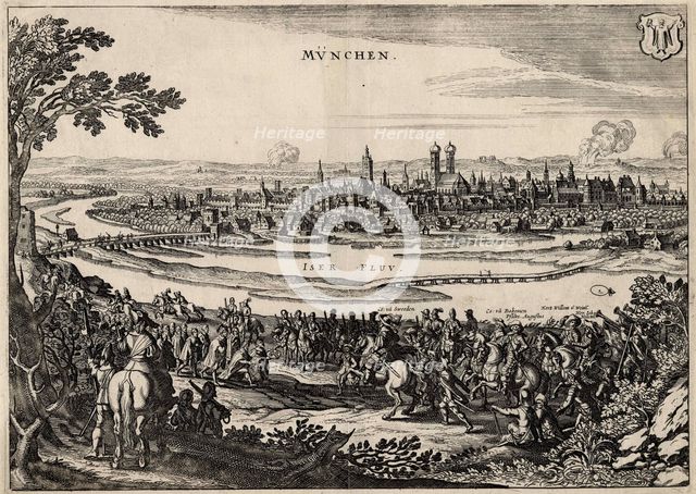 City Key Handover by the Munich mayor to King Gustav II Adolf of Sweden, 1632, 1632-1636.