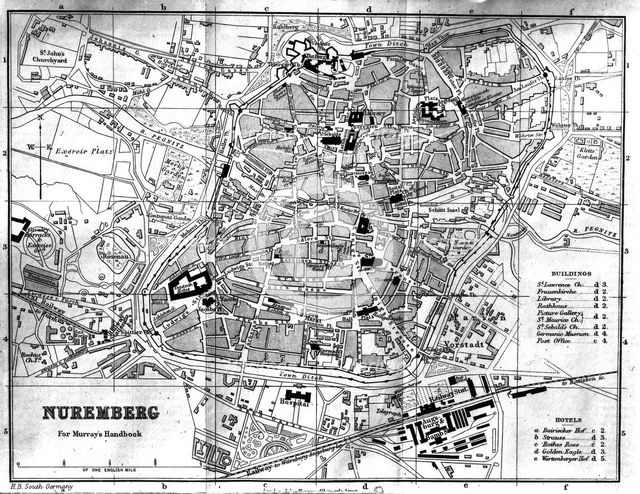City Map - Nuremberg, 1900. Creator: Unknown.
