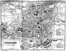 City Map - Nuremberg, 1900. Creator: Unknown