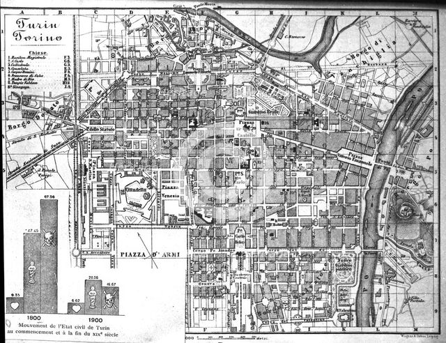 City Map - Turin - Torino, 1900. Creator: Unknown.