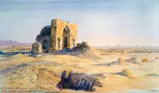 City of Tombs, Looking towards Sakkara, Cairo Egypt, 1863. Artist: Charles Emile de Tournemine