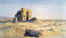 City of Tombs, Looking towards Sakkara, Cairo Egypt, 1863. Artist: Charles Emile de Tournemine
