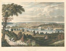 City of Washington: From beyond the Navy Yards, published 1834. Creator: William James Bennett