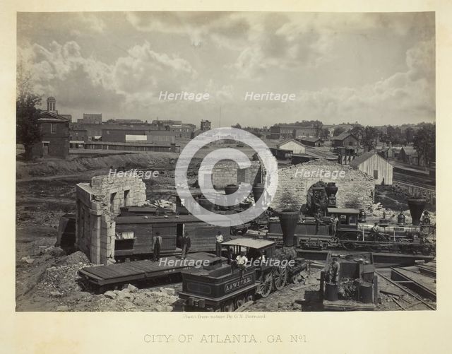 City of Atlanta, GA, No. 1, 1866. Creator: George N. Barnard.