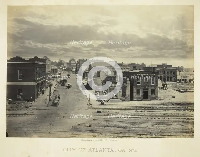 City of Atlanta, GA, No. 2, 1866. Creator: George N. Barnard.