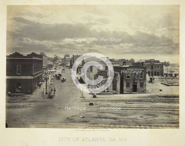 City of Atlanta, GA, No. 2, 1866. Creator: George N. Barnard.