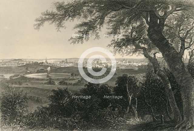 'City of Baltimore, (from Druid Hill Park)', 1874. Creator: Robert Hinshelwood.