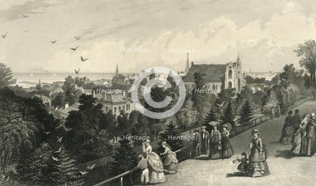 'City of Cleveland, from Reservoir Walk', 1872.  Creator: Robert Hinshelwood.