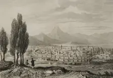 City of Erzurum, Ancient Armenia, 1838. Creator: Vanderburch
