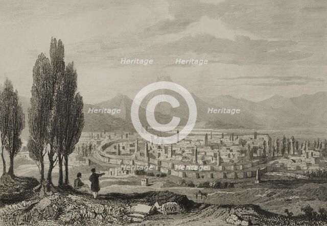 City of Erzurum, Ancient Armenia, 1838.  Creator: Vanderburch.
