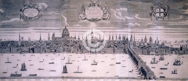 City of London, c1710. Artist: Anon