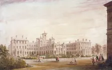 City of London Union Workhouse in Bow Road, Poplar, London, 1849. Artist: Anon