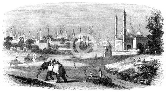 City of Lucknow, India, 1847. Artist: Robinson