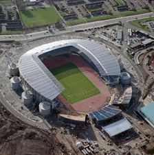 City of Manchester Stadium under construction, February 2002. Artist: Historic England Staff Photographer