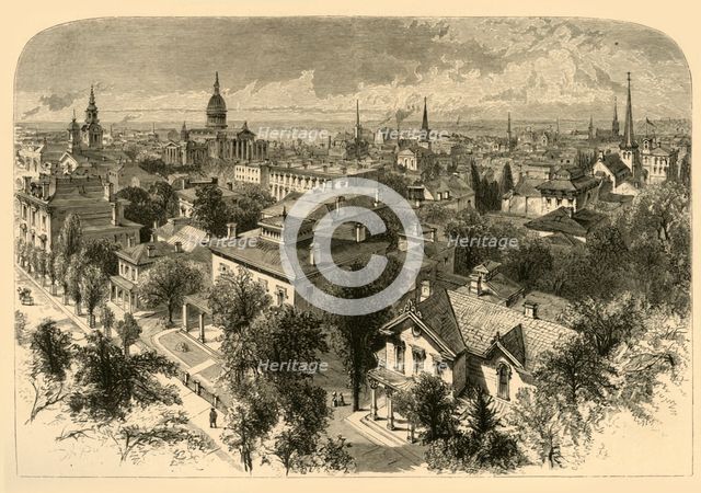 'City of Milwaukee', 1874.  Creator: Alfred Waud.
