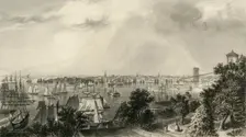 City of New York, from Brooklyn Heights 1874. Creator: George R. Hall