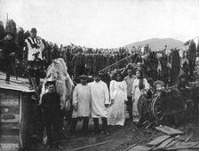 City of Petropavlovsk-Kamchatsky - Selling furs., 1910-1929. Creator: Ivan Emelianovich Larin