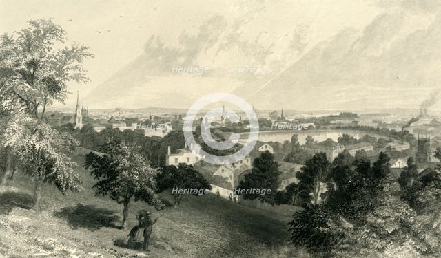'City of Providence, from Prospect Hill', 1872.  Creator: Robert Hinshelwood.