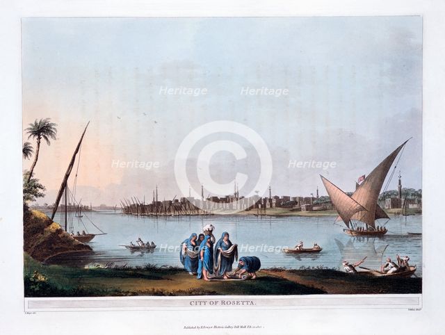 'City of Rosetta', 1801. Artist: Thomas Milton