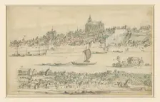 City on the Loire, 1600-1650. Creator: Anon
