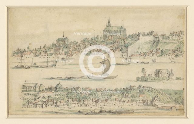 City on the Loire, 1600-1650. Creator: Anon.