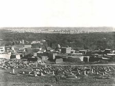 City panorama from Sulhieh, Damascus, Ottoman Syria, 1895. Creator: W & S Ltd