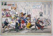 City Scavengers Cleansing the London Streets of Impurities 1816. Artist: C Williams