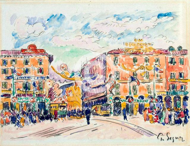 'City Square', c1925.  Artist: Paul Signac