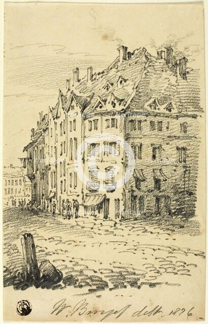 City Street, 1876. Creator: William Burges.