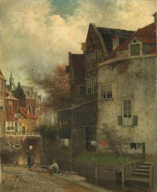 Cityscape, 1860-1905. Creator: Ferdinand Carl Sierig