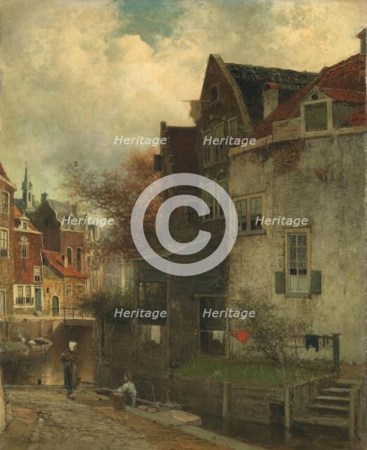 Cityscape, 1860-1905. Creator: Ferdinand Carl Sierig.