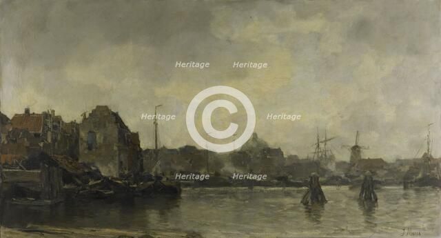 Cityscape, 1898.  Creator: Jacob Henricus Maris.