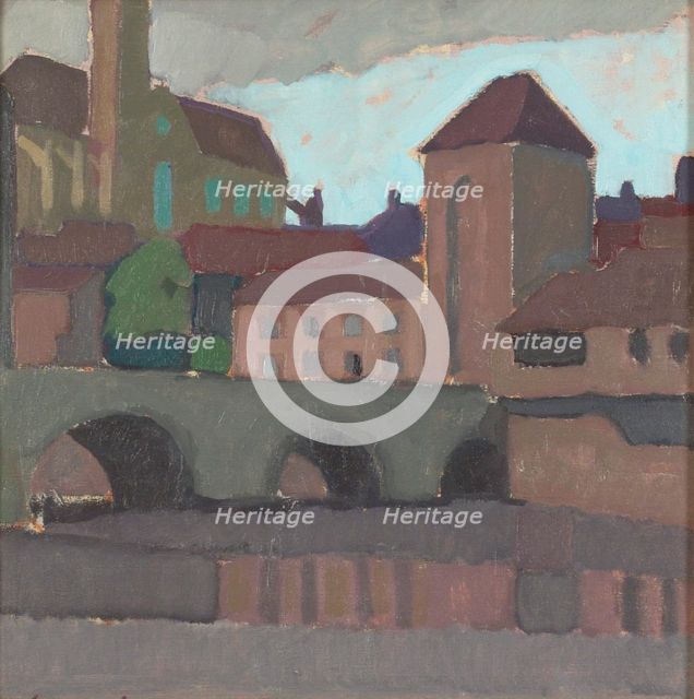 Cityscape, 1913. Creator: Eero Snellman.