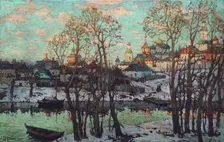 Cityscape 1915. Creator: Gorbatov, Konstantin Ivanovich (1876-1945)