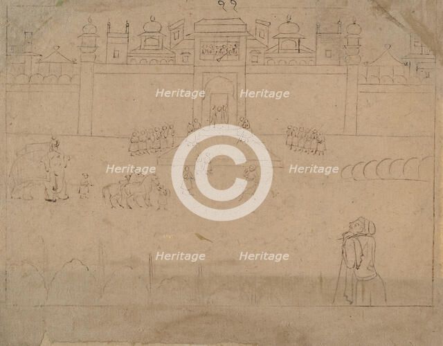 Cityscape, 19th century. Creator: Unknown.