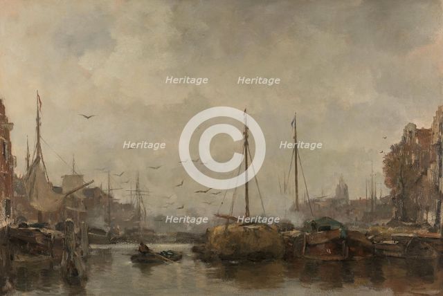 Cityscape, c.1885-c.1887. Creator: Jacob Henricus Maris.