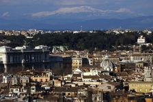 Cityscape from the Piazza Garibaldi, Rome, Italy, 2009. Creator: LTL