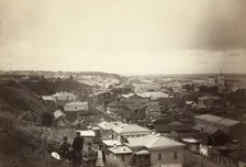 Cityscape view of Tomsk, between 1885 and 1886. Creator: Unknown