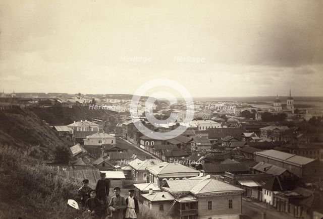 Cityscape view of Tomsk, between 1885 and 1886. Creator: Unknown.