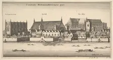 Ciuitatis Westmonasteriensis pars (Westminster from the River), 1647. Creator: Wenceslaus Hollar