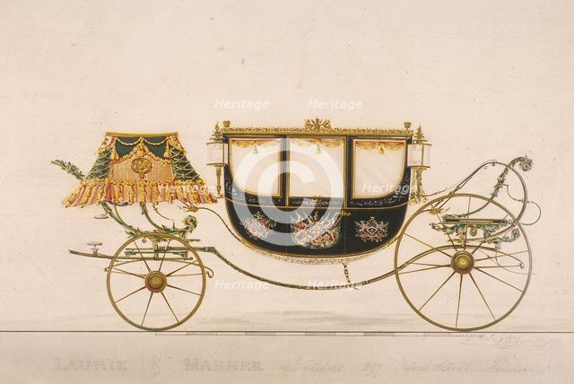 Civic carriage of Lord Mayor William Hunter, 1851. Artist: J Gilfoy