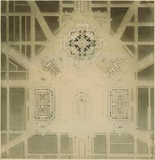 Civic Center, Plan of Chicago, Chicago, Illinois, Site Plan, 1909. Creator: Daniel Burnham