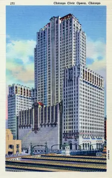 Civic Opera House, Chicago, Illinois, USA, 1938