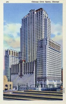 Civic Opera House, Chicago, Illinois, USA, 1938