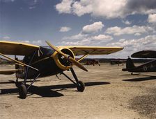 Civil Air Patrol Base, Bar Harbor, Maine, 1943. Creator: John Collier