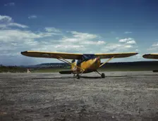Civil Air Patrol Base, Bar Harbor, Maine, 1943. Creator: John Collier